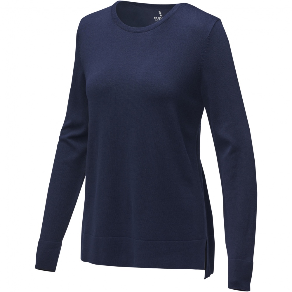 Logo trade corporate gifts image of: Merrit women's crewneck pullover