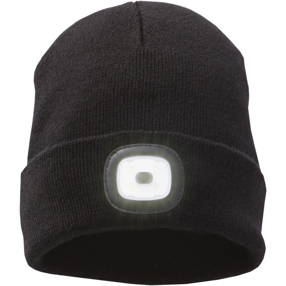 Logo trade promotional giveaways image of: Mighty LED knit beanie