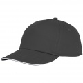 Styx 5 panel sandwich cap, Storm grey