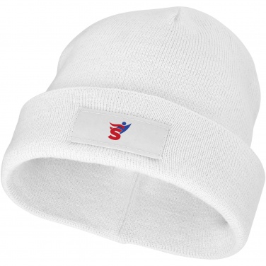 Logo trade corporate gifts image of: Boreas beanie with patch