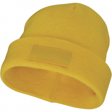 Logo trade promotional giveaways image of: Boreas beanie with patch