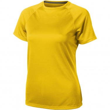 Logo trade promotional merchandise picture of: Niagara short sleeve women's cool fit t-shirt