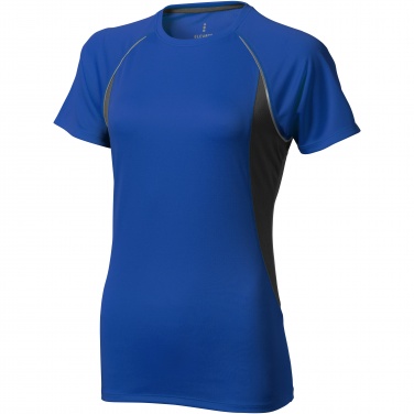 Logo trade promotional giveaway photo of: Quebec short sleeve women's cool fit t-shirt