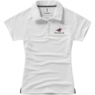 Logo trade corporate gift photo of: Ottawa short sleeve women's cool fit polo