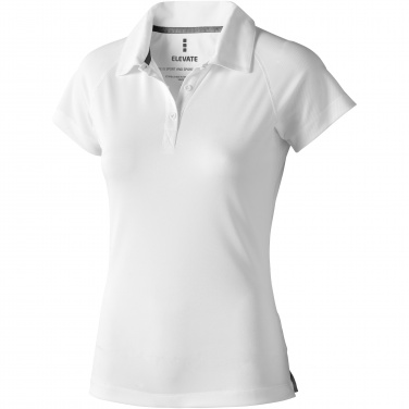 Logo trade business gift photo of: Ottawa short sleeve women's cool fit polo