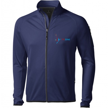 Logo trade promotional merchandise picture of: Mani men's performance full zip fleece jacket