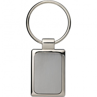 Logo trade corporate gift photo of: Sergio rectangular metal keychain