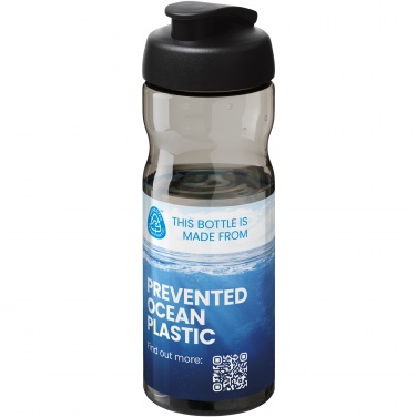 Logo trade promotional product photo of: H2O Active® Eco Base 650 ml flip lid sport bottle