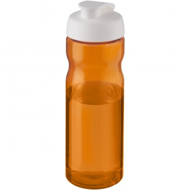 Logo trade promotional gifts image of: H2O Active® Eco Base 650 ml flip lid sport bottle