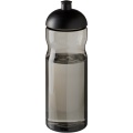 H2O Active® Eco Base 650 ml dome lid sport bottle, Charcoal / Solid black