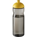 H2O Active® Eco Base 650 ml dome lid sport bottle, Charcoal / Yellow