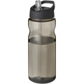 H2O Active® Eco Base 650 ml spout lid sport bottle, Charcoal / Solid black