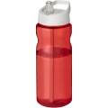 H2O Active® Eco Base 650 ml spout lid sport bottle, Red / White