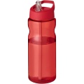 H2O Active® Eco Base 650 ml spout lid sport bottle, Red / Red