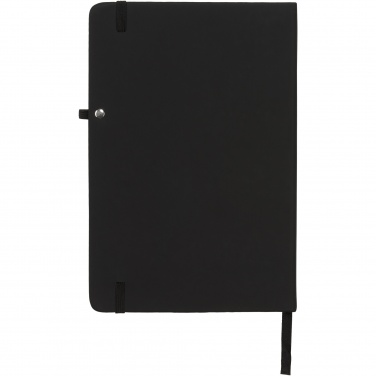 Logo trade promotional giveaways image of: Noir medium notebook