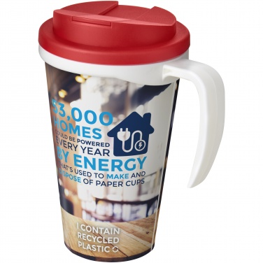 Logo trade promotional merchandise image of: Brite-Americano® Grande 350 ml mug with spill-proof lid