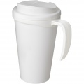 Americano® Grande 350 ml mug with spill-proof lid, White