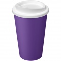 Americano® Eco 350 ml recycled tumbler, Purple / White