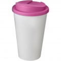 Americano® 350 ml tumbler with spill-proof lid, White / Magenta