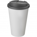 Americano® 350 ml tumbler with spill-proof lid, White / Grey