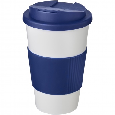 Logotrade promotional merchandise image of: Americano® 350 ml tumbler with grip & spill-proof lid