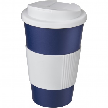 Logotrade business gift image of: Americano® 350 ml tumbler with grip & spill-proof lid