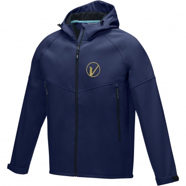 Logo trade promotional merchandise picture of: Coltan men’s GRS recycled softshell jacket