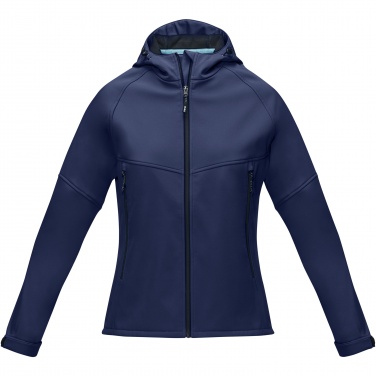 Logo trade promotional merchandise picture of: Coltan women’s GRS recycled softshell jacket