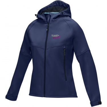 Logo trade advertising products image of: Coltan women’s GRS recycled softshell jacket