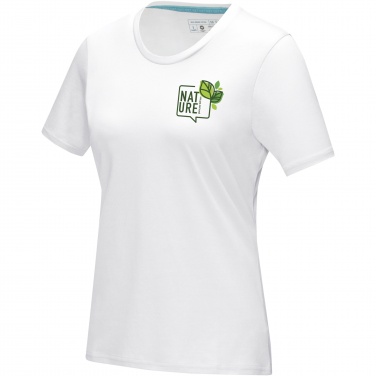 Logo trade business gift photo of: Azurite short sleeve women’s organic t-shirt