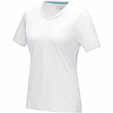 Logo trade promotional products image of: Azurite short sleeve women’s organic t-shirt