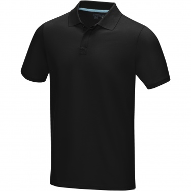 Logotrade promotional gift picture of: Graphite short sleeve men’s organic polo