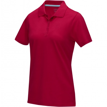 Logo trade promotional items picture of: Graphite short sleeve women’s organic polo