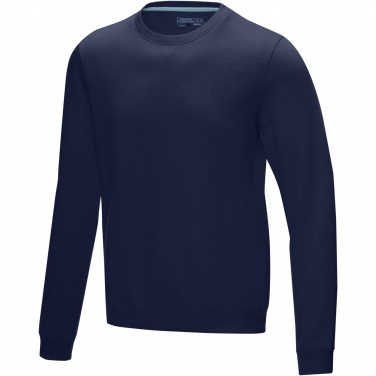 Logo trade promotional merchandise image of: Jasper men’s organic recycled crewneck sweater