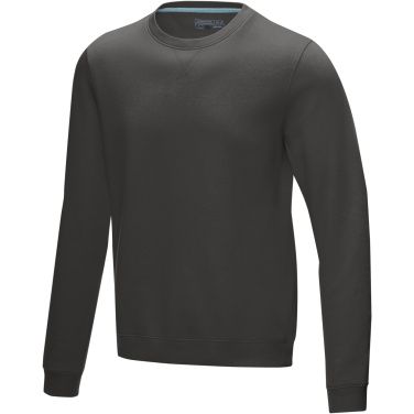 Logo trade promotional giveaway photo of: Jasper men’s organic recycled crewneck sweater