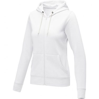 Logo trade promotional giveaway photo of: Theron women’s full zip hoodie