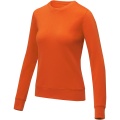 Zenon women’s crewneck sweater, Orange