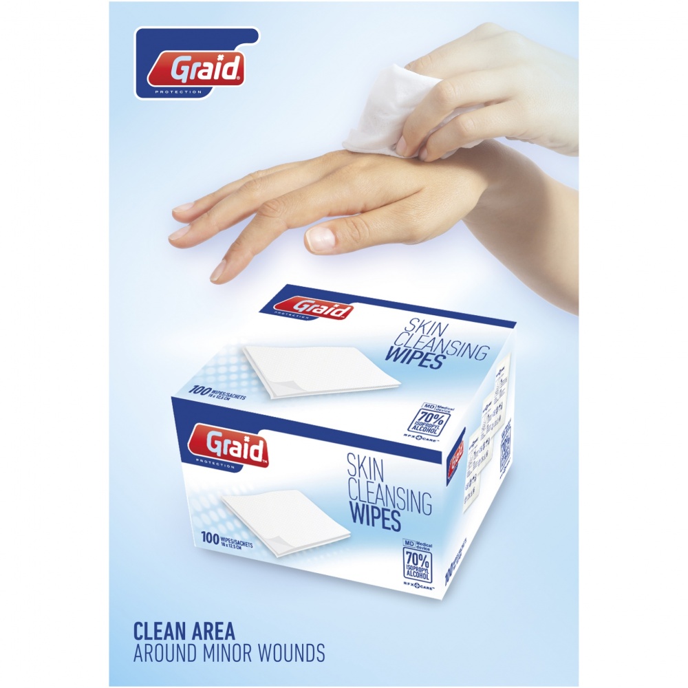 Logo trade promotional gift photo of: Elisabeth cleansing wipes