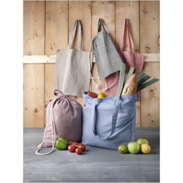 Logo trade corporate gifts image of: Pheebs 210 g/m² recycled gusset tote bag 13L