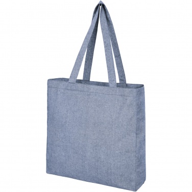 Logo trade promotional items picture of: Pheebs 210 g/m² recycled gusset tote bag 13L