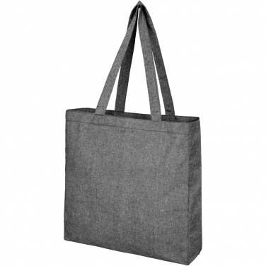 Logo trade business gifts image of: Pheebs 210 g/m² recycled gusset tote bag 13L