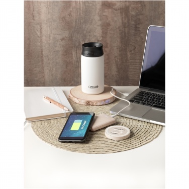 Logotrade corporate gifts photo of: Naka 5W wheat straw wireless charging pad