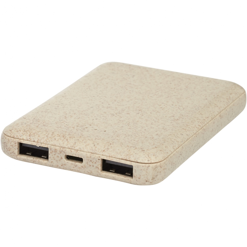 Logotrade corporate gift picture of: Asama 5000 mAh wheat straw power bank