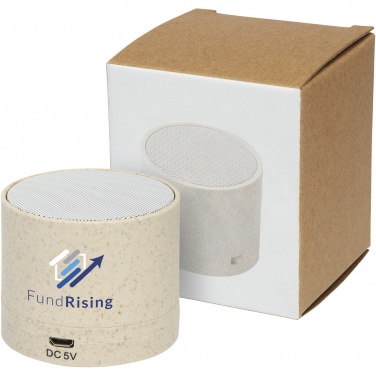 Logotrade advertising product image of: Kikai wheat straw Bluetooth® speaker