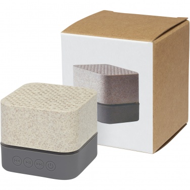 Logo trade business gift photo of: Aira wheat straw Bluetooth® speaker