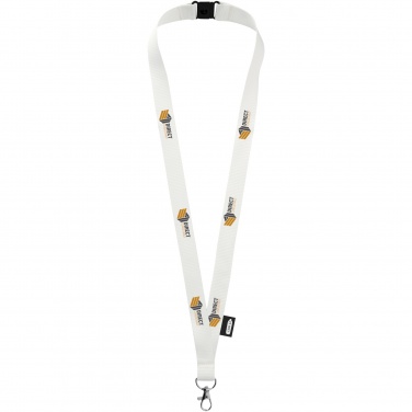 Logo trade promotional product photo of: Tom recycled PET lanyard with breakaway closure