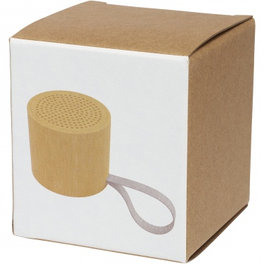 Logo trade advertising products image of: Lako bamboo Bluetooth® speaker 