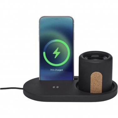 Logotrade promotional merchandise picture of: Klip 5W wireless charging desk organizer