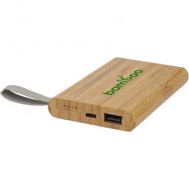 Logotrade corporate gift picture of: Tulda 5000 mAh bamboo power bank