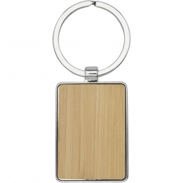 Logotrade business gift image of: Neta bamboo rectangular keychain